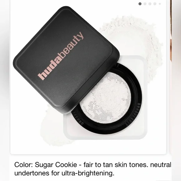 HUDA BEAUTY EASY BAKE BLURRING LOOSE SETTING POWDER IN SUGAR COOKIE NWT! - Picture 3 of 3